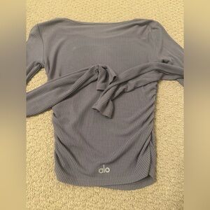 ALO gather Yoga light purple long Sleeve Top